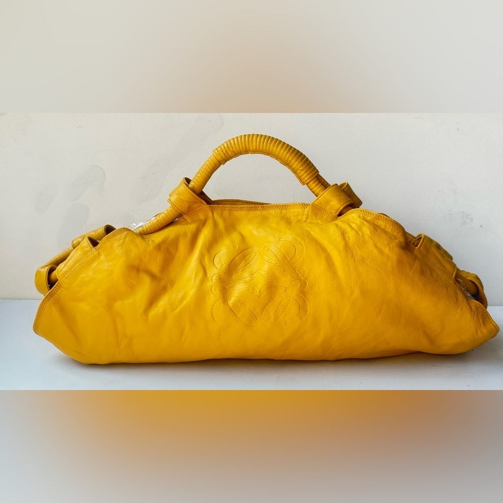 Loewe Yellow Satchel Bag